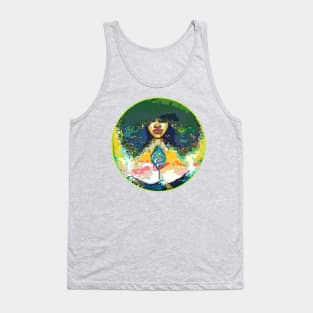 Women Of Nature Curly Afro Natural Hair Tank Top